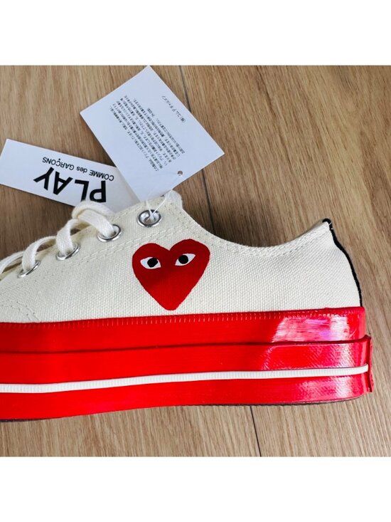 ❤️CONVERSE Hearts Valentines Day Chuck Comme des Garcons 11 Men\'s Shoes A01796C main image 9